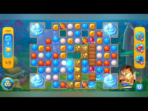 Fishdom 2022, no Boosters,  1106  level  -  прохождение без бустеров,  1106  уровень.