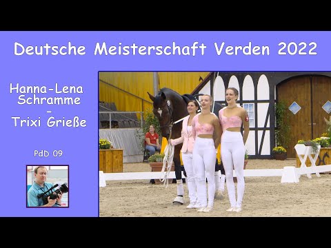 Hanna-Lena Schramme - Trixi Grieße - PdD 09 - DMV Verden 2022