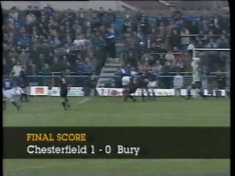 Chesterfield 1 Bury 0 1996-97 FA Cup first round