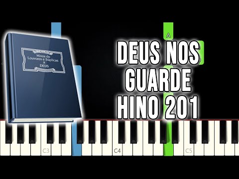 Hino 201 CCB - Deus Nos Guarde | VERSÃO FÁCIL | Piano e Teclado Tutorial
