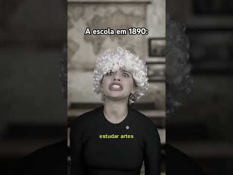A escola em 1890: