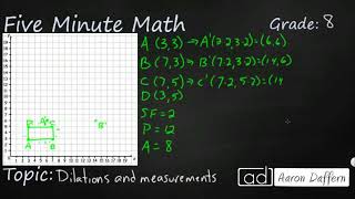 8th Grade Math Dilations and Measurements
