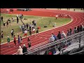 Gabriel 4x400 50 split in 25mph winds 