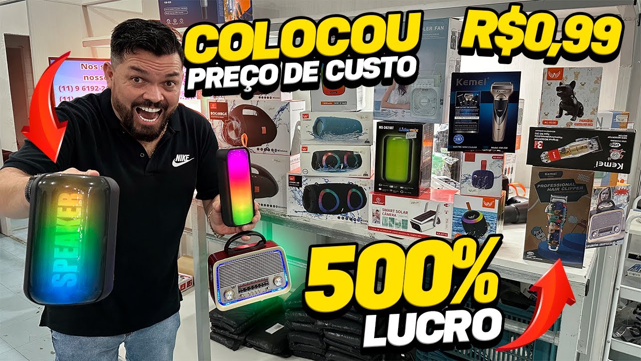 🚨FORNECEDOR FICOU MALUCO! COLOCOU TUDO A PREÇO DE CUSTO COM NOTA FISCAL E GARANTIA! +2.500 PRODUTOS