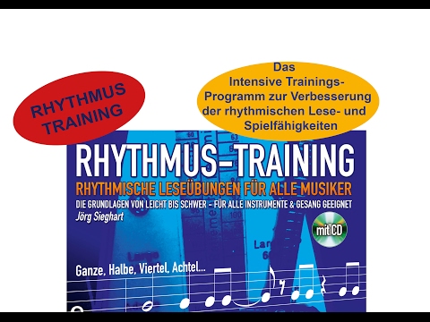 Rhythmus Training Lehrheft Noten mit CD für alle Musiker !