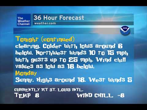 Modified WeatherStar XL - Sunday, January 25, 2026