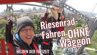 Riesenrad fahren ohne Waggon! Giant Ferris Wheel Ride in Vienna without Wagon