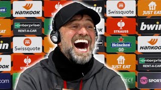 Yellow card? &#39;First and foremost because I&#39;M AN IDIOT!&#39; | Jurgen Klopp | Liverpool 6-1 Sparta (11-2)
