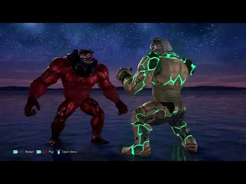Jack-7 Dominates Gigas - Tekken 7 [Male Ryona]