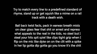 proclamation freestyle with lyrics