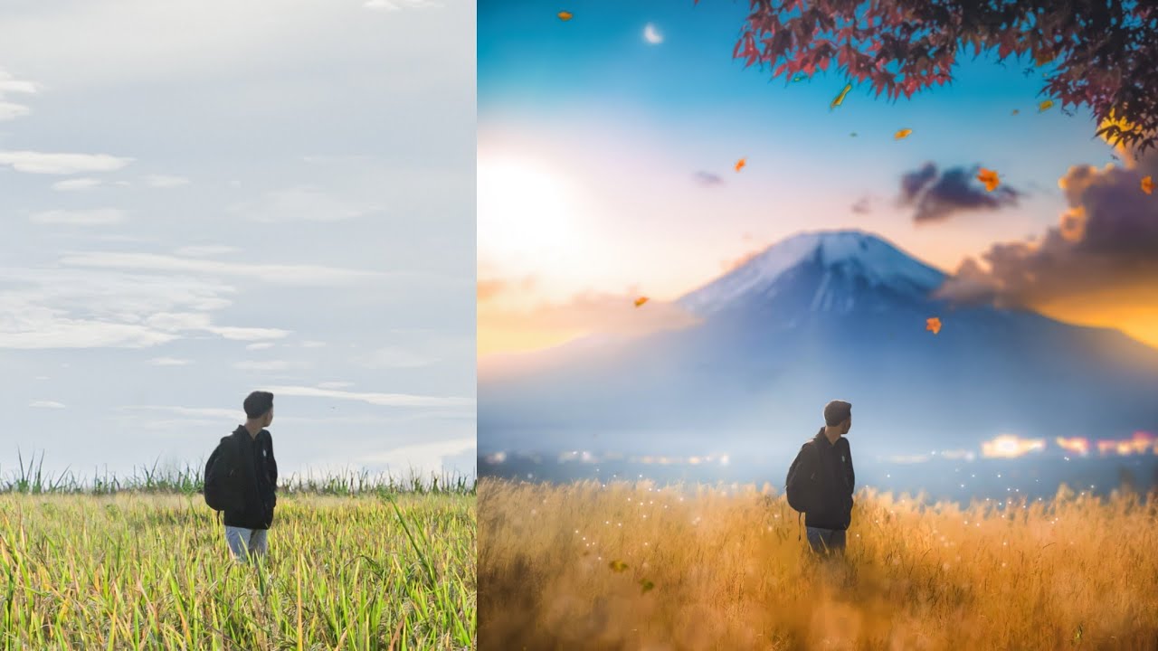 Creative photo manipulation effect using picsart