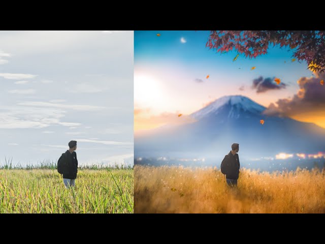 Creative photo manipulation effect using picsart