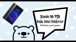Xiaomi Mi PIN kodu nasıl kaldırılır , Xiaomi Mi SIM Kart Kilidi PIN Kodu açma kapama