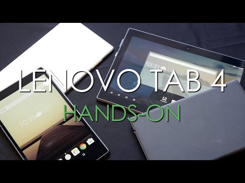 Lenovo Tab 4 Series Hands-on