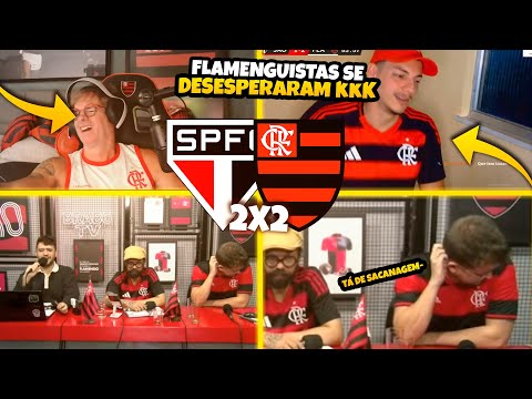 Flamengo fans react furiously to the late draw | Let's laugh | São Paulo 2-2 Flamengo