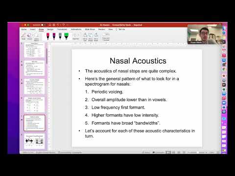 Linguistics 341 - Introduction to Phonetics - Nasals and Laterals