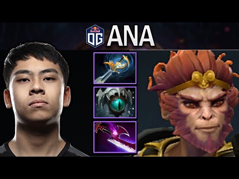 OG.ANA MONKEY KING WITH 22 KILLS - DOTA 2 7.30E GAMEPLAY