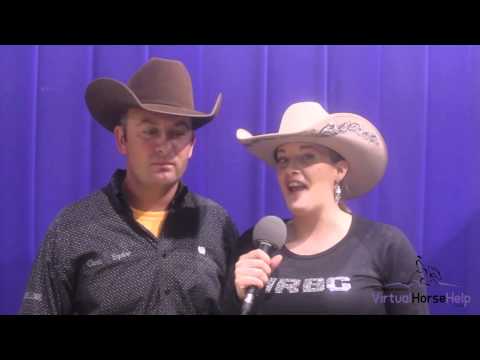 National Reining Breeders Classic Run Off 2015 Andrea Fappani and Casey Deary