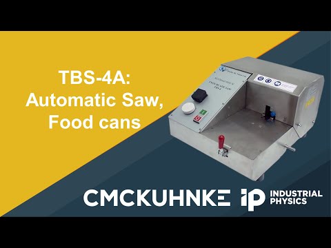 Video do TBS-4A: Automatic Saw, Food Cans