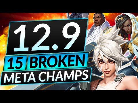 15 MOST BROKEN MAINS of EVERY ROLE for Patch 12.9 - Best Champions Tier List - LoL Guide