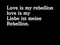Frida Gold- Liebe ist meine Rebellion { Lyrics ...