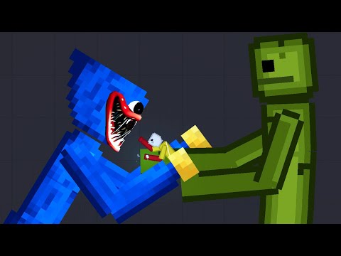 Melon and Huggy against Saitama in People Playground