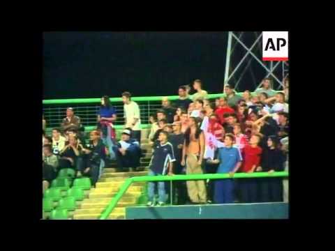 WRAP Crowd trouble as Bosnia and Yugoslavia play