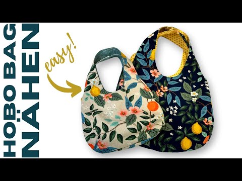 Hobo Bag nähen: Wendetasche JOLLE mit kostenlosem Schnittmuster