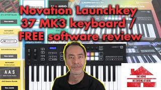 Video thumbnail for Novation Launchkey 37 MK3 keyboard / FREE software review by The Home Recording Studio