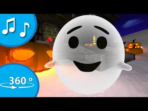 (360 video) Happy halloween song for kids from tinyschool! Trick or treat!