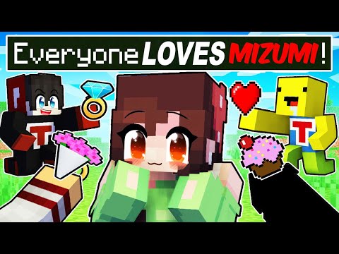 Everyone LOVES MIZUMI In Minecraft! ( Tagalog )
