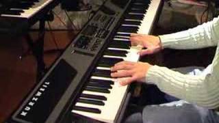 Me playing Ken Stringfellow "Known Diamond" on a Kurzweil