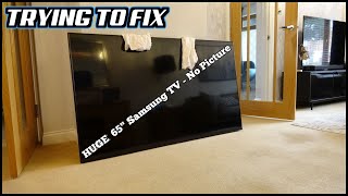 Broken Samsung 65" TV - Sound but NO IMAGE - Can I FIX IT?