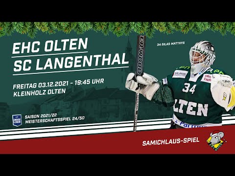 3.12.2021 EHC Olten - SC Langenthal 3:2