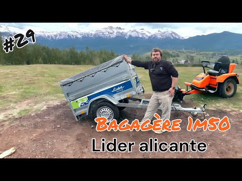 Remorque bagagère Lider BAG 150 - 150x100 cm - PTAC : 500Kg - HA752111 FS + CAP - Neuve, usage bricolage/jardinage/vacances_5