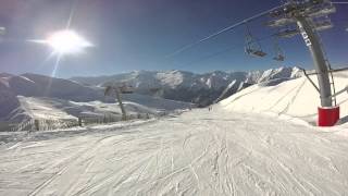 preview picture of video 'Session ski Guzet Décembre 2014'
