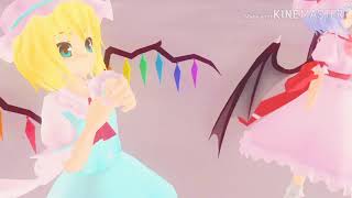 【スマホ東方mmd】仲の悪い二人で、ビバハピ