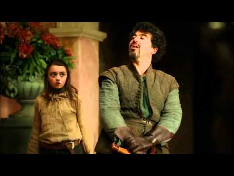 Game of Thrones: Syrio Forel fighting lannister guards