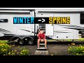 adapting to seasons on the road | fulltime rv living