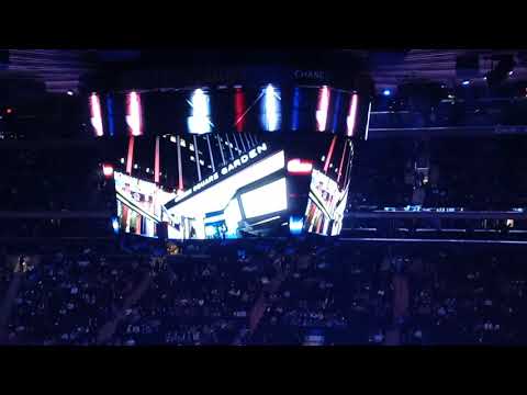 NY Rangers intro 12/4/2021 vs Chicago BlackHawks