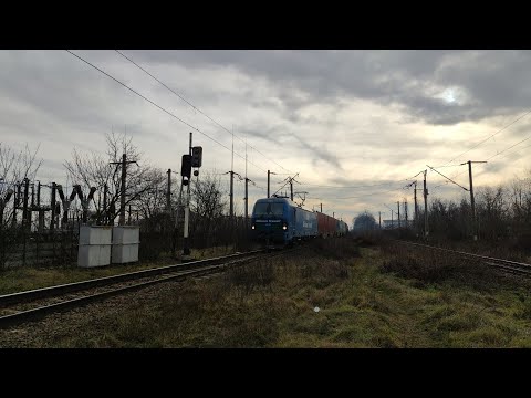 Tren de marfa Unicom cu containere goale pentru Schweighofer trece prin Mogosesti - 30.12.2020
