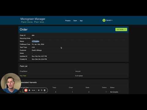 Editing One-Off Orders - Reducing Product Volumes