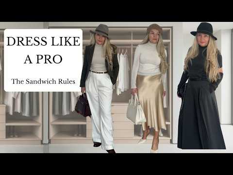 The Sandwich Method: The 10-Second Secret to a Perfectly Balanced Outfit.