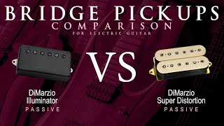 Video thumbnail for DiMarzio ILLUMINATOR vs SUPER DISTORTION - Passive Bridge Guitar Pickup Comparison Tone Demo by Mike Stamper
