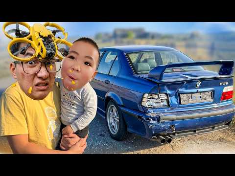 Машинамен қоса Дронымды соқтым 😭