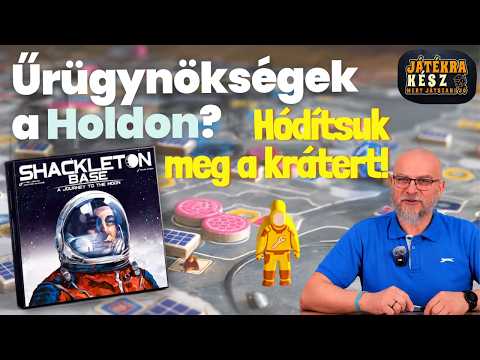 A Hold déli pólusán nem lesz könnyű – Shackleton Holdbázis szabályai - Játékra kész / Play Right Away