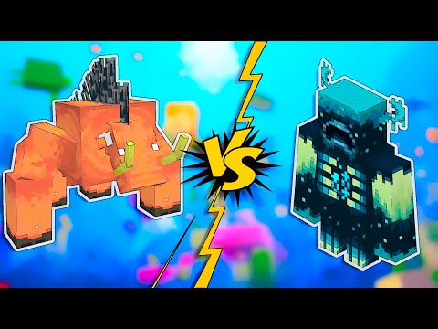 Surin Play - Mutant Hoglin VS Warden ||  [Minecraft Mob Battle]