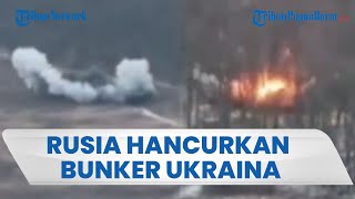 Meriam Msta-B Rusia Hancurkan Bunker Ukraina di Sumy, Ledakan di Sejumlah Lokasi Hebat Terekam