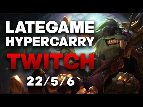 Vapora Dark Twitch ADC Gameplay - How to Carry with Hyperscaling Twitch ADC | League of Legends