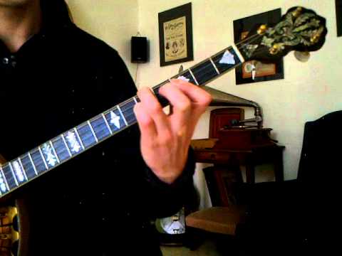 tenor banjo lesson-georgia on my mind